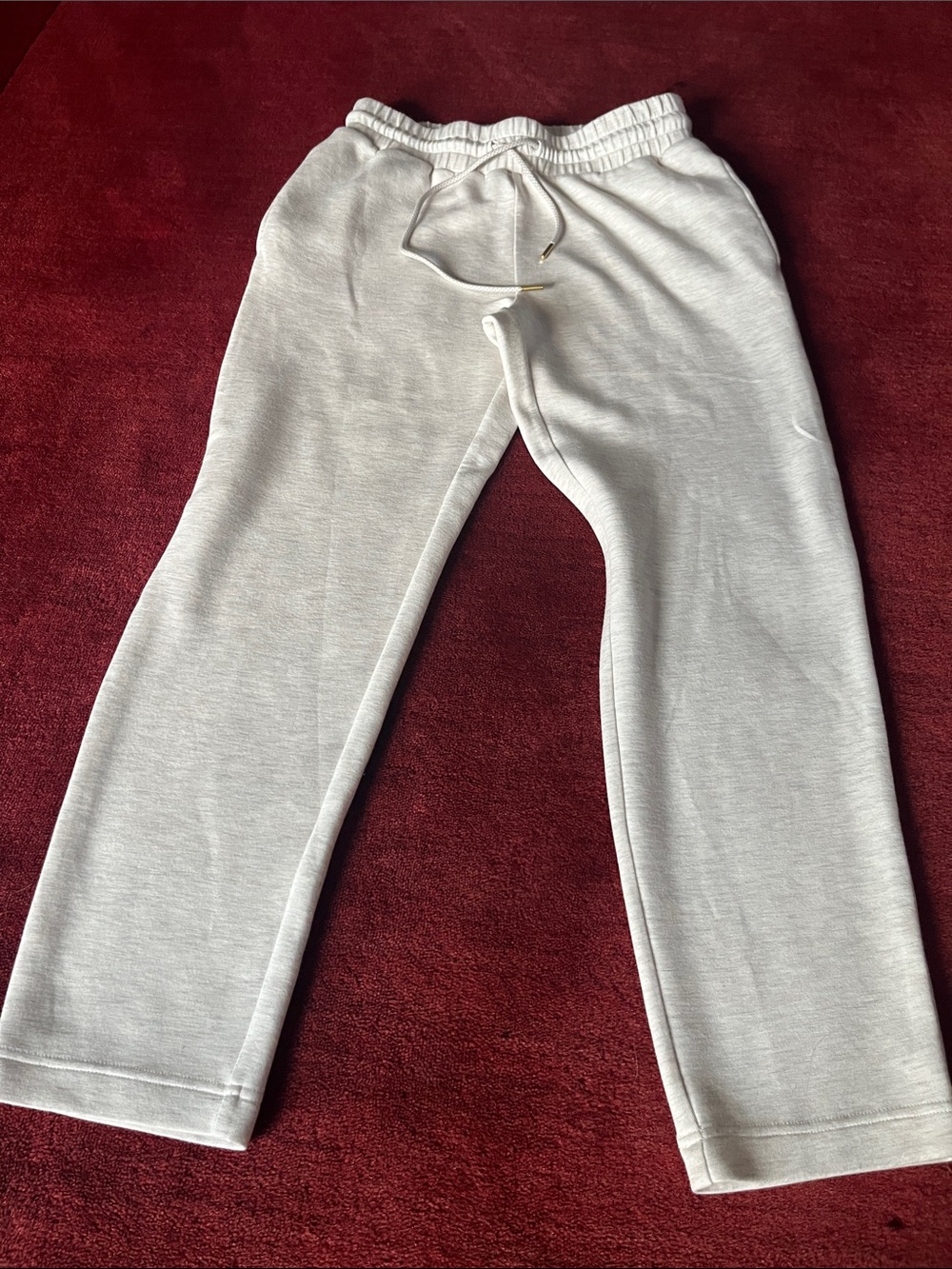 Varley The Rolled Cuff Pant 25 Heather Light Gray Joggers